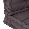 Palette Cushions 2 Pcs Cotton Anthracite