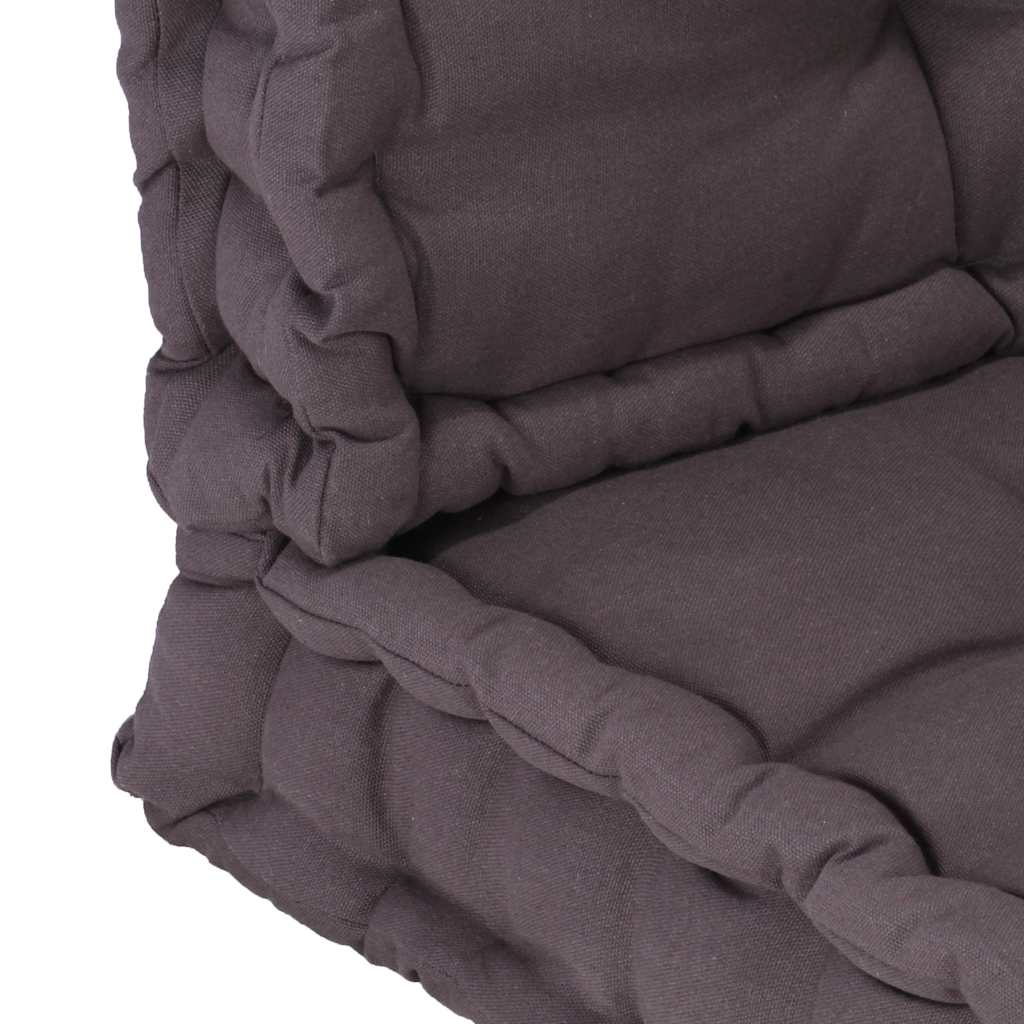 Palette Cushions 2 Pcs Cotton Anthracite