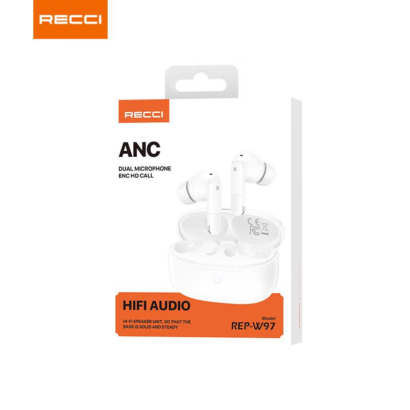 Recci ANC+ENC Noise-Canceling Wireless Earbuds