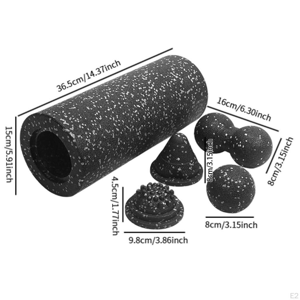 Foam Roller Set, Massage Roller, Flexible Fitness Equipment for Stretching Office Sport Balance