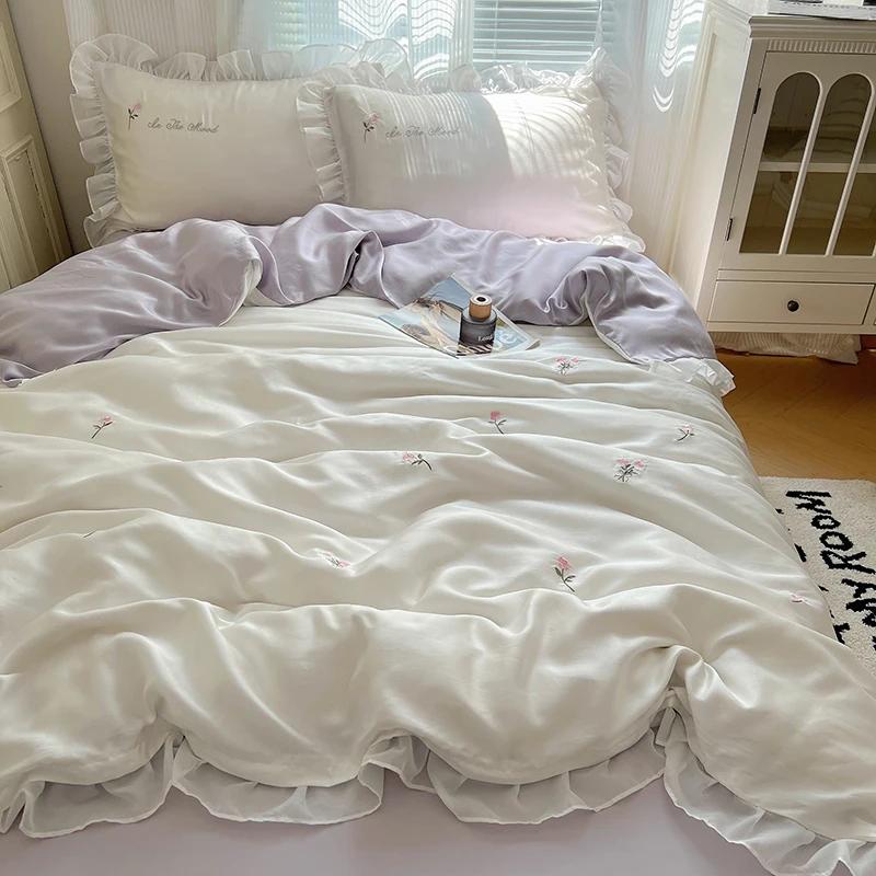 Letnia kołdra 1 szt. Chłodny koc Nowy żakardowy koronkowy Edycja koreańska Letnia klimatyzowana Można prać w pralce Gospodarstwo domowe Prezent dla mamy