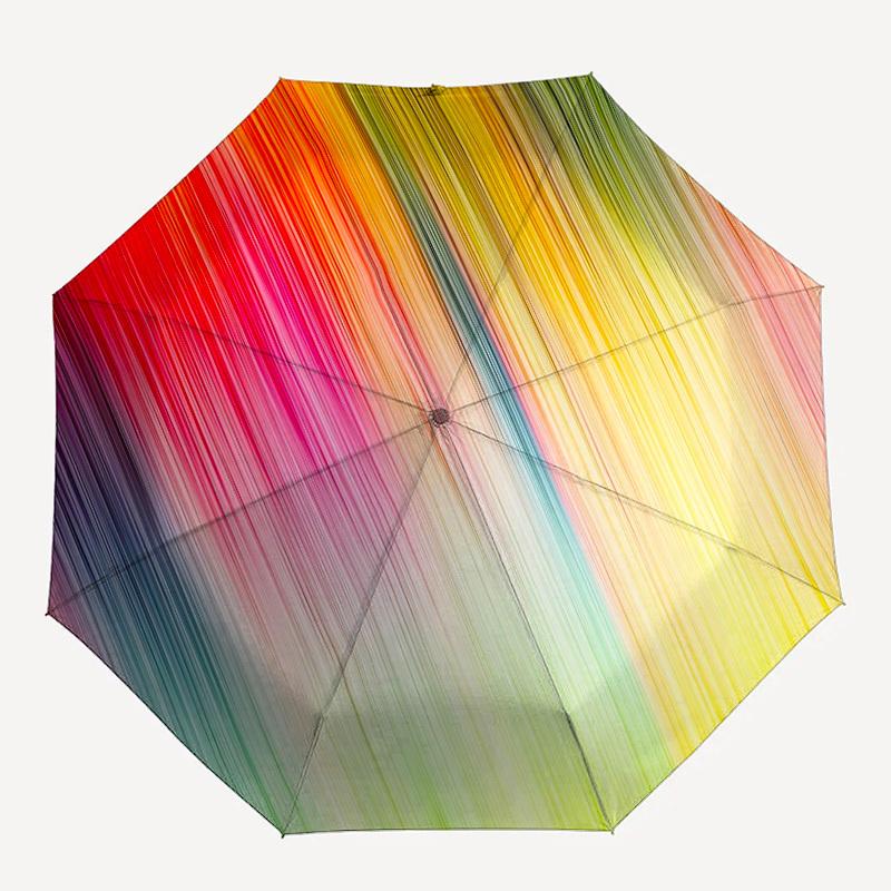1 шт. Радужный Круглый Узор Зонт Автоматическое Открытие и Закрытие, Высококачественный Зонт, Идеальный Подарок для Нее 351