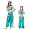 Enchanting Aladdin Princess Jasmine Cosplay Dress Set For Adults And Girls