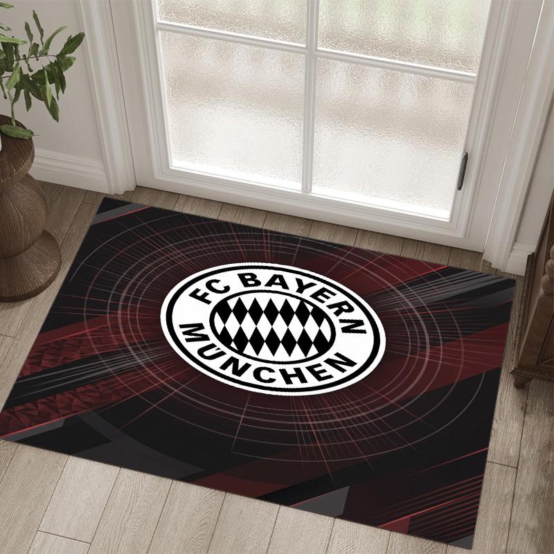 Tappeto in velluto di cristallo con design Bayern Monaco Accogliente Non?Tappeto Stampato Antiscivolo per Camera da Letto Soggiorno Ingresso