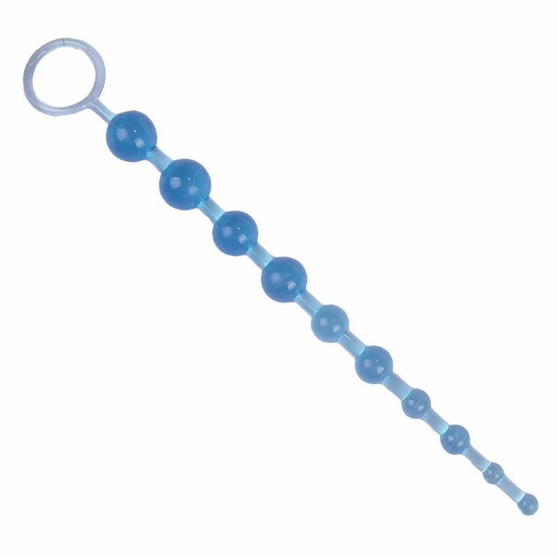 10 Beads Soft Rubber Anal Plug Beads Long Orgasm Vagina Clit Pull Ring Ball Butt Toys Adults Women Stimulator Sex