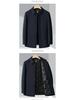 Men's Lightweight Business Casual Down Jacket - Warm Autumn/Winter Outerwear for Middle-Aged/Elderly