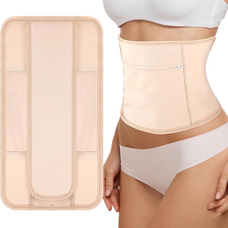 Многоразовая непротекаемая повязка с касторовым маслом, пояс для поддержки талии