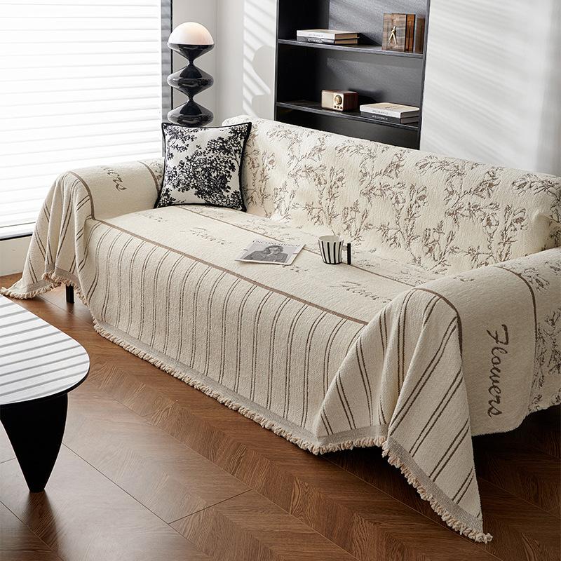 Anti-Scratching Sofa Cover Towel Full Covered Chenille Sofa Cover All-Inclusive Universal Dustproof Four Seasons Universal Sofa Cushion