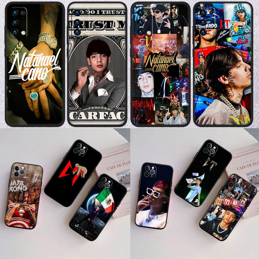 Natanael Cano Shell Phone Case for Samsung Galaxy S20 S21 S22 Ultra FE Plus A21S A22 A24 A25 A26 A30 A30S A31