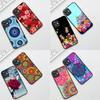 Floral Paisley Mandala Flower Texture Rose for Samsung Galaxy A05 A06 A14 A50 A51 A52 A12 A13 A23 A70 A07 A25 A26 M53 A56 Case