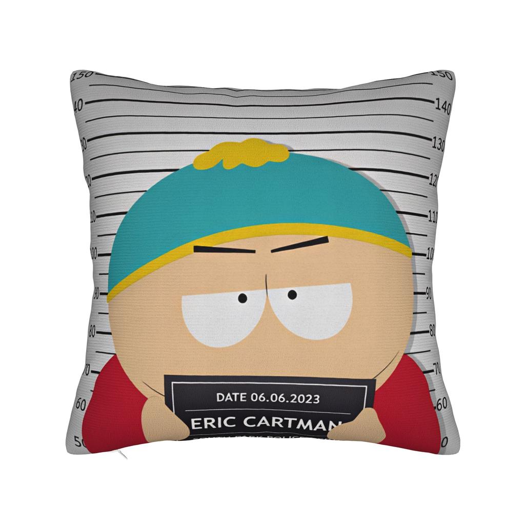 S-south Anime P-park Pillow Case Retro Trendy Pillow Cover Comfy Pillowcases For Living Room Chair