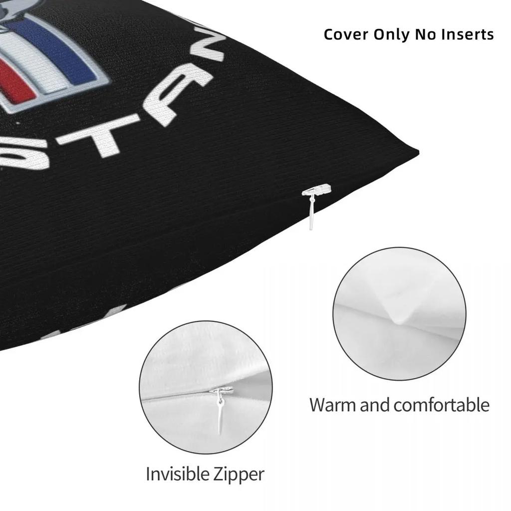 Ford Mustang Pillowcase Polyester Pillows Cover Cushion Comfort Throw Pillow Sofa Decorative Cushions Used for Home Living Room
