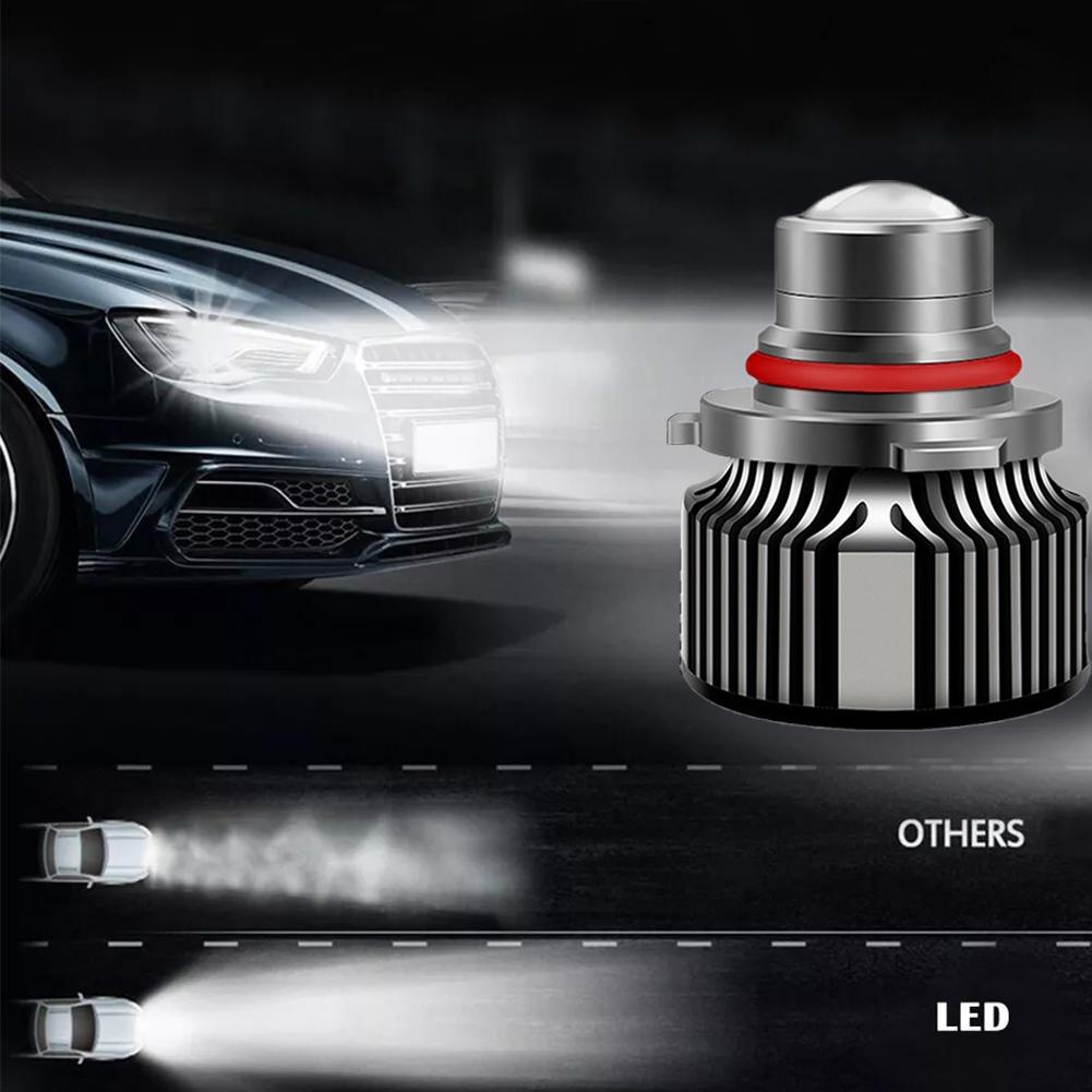 H7 H11 Led Fog Light Bulb Laser Lens Led Fog Lamp H8 H9 9005 HB3 9006 HB4 CSP 8000K 6000K 3000K Turbo Fog Light For Car