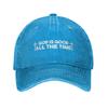 God Is Good All The Time Bible Quote Unisex Baseball Caps Jesus Christian Distressed Cotton Hats All Seasons Travel Soft Sun Cap