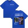 Anuel AA Real Hasta La Muerte 2026 Tour Cover T-shirt Men Women Fashion Retro Oversized T Shirts Summer Tops High Quality Tshirt