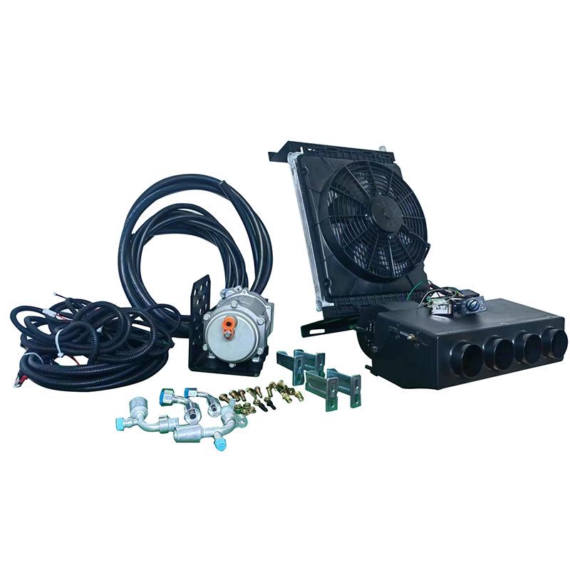 12V/24V Electric Car Air Conditioner with 404 Outlet for Trucks and Harvesters