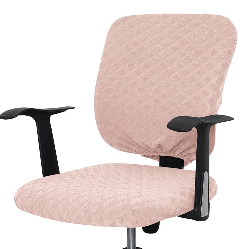 Funda para Silla de Oficina, Fundas Elásticas para Asiento de Silla de Ordenador, Cubre Asiento Elástico para Escritorio, Funda Protectora Removible Lavable para Silla de Comedor Cocina