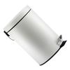Trash Can Rubbish Bin Quiet Closing Waste Basket Metal Waste Bin Pedal Operated