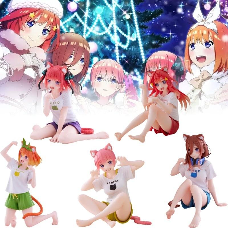 Quintuplets Quintessential The Ichika Nino Miku Itsuki Yotsuba Pvc Toy Model