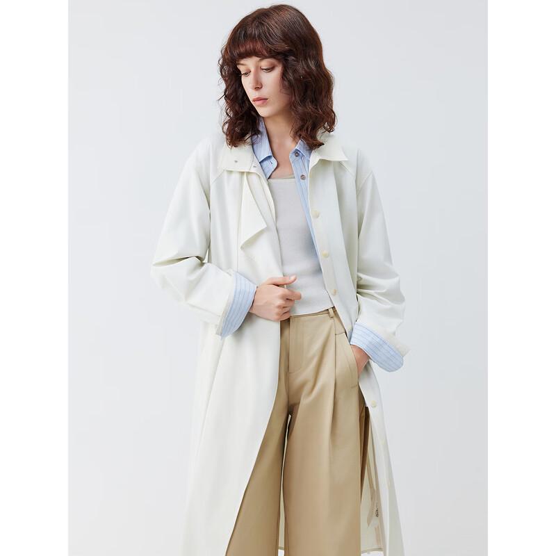 ELLE Women's Trench Style Long Dress