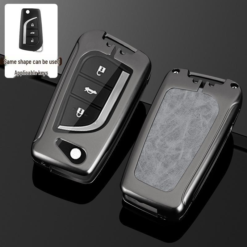 Toyota Avalon Camry Key Case for Highlander, RAV4, Corolla, Levin, and CHR Models.