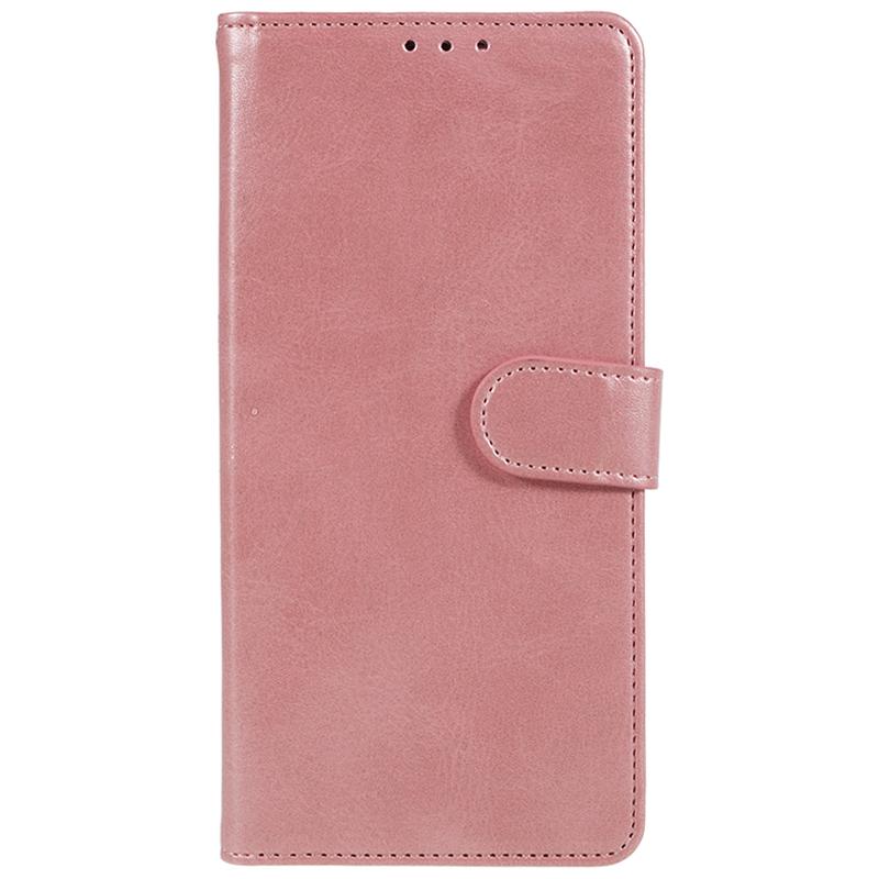 For Motorola Moto G64 5G Case Calf Texture PU Leather Folio Phone Cover