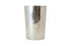 HORIE (T09KM270MGSV) Titanium Double-Walled Tumbler, Kiln-Made, 270cc, Polished Silver, Made in Tsubame, Niigata Prefecture