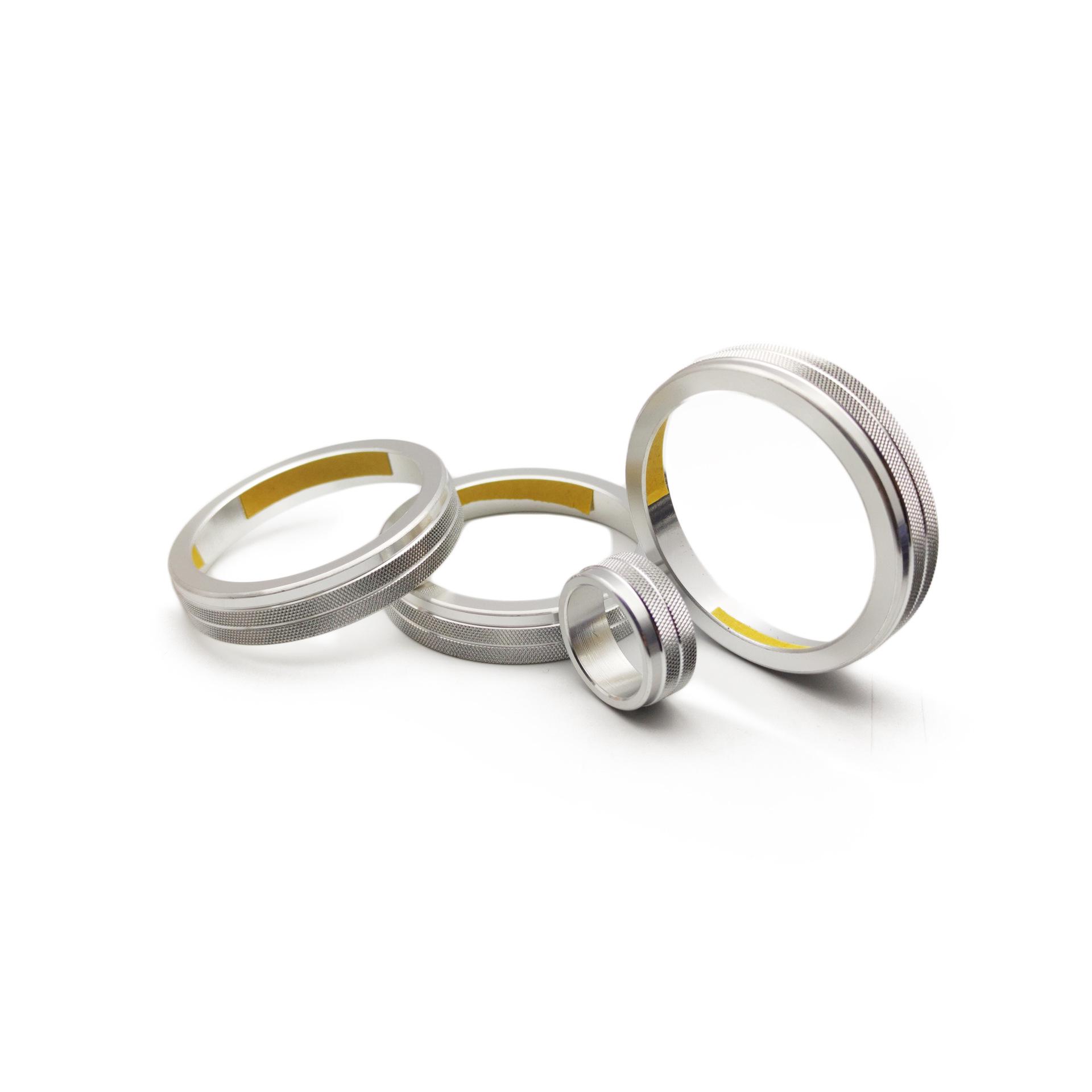 

Jaguar E-PACE A/C Switch Knob Aluminum Decorative Ring - Wear-Resistant Interior Trim