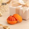 Orange Desk Toy 3D Printed Fidget Toy, Stress Relief Simulated PLA Fake Fruit Model Decoration Ornament for Home Office