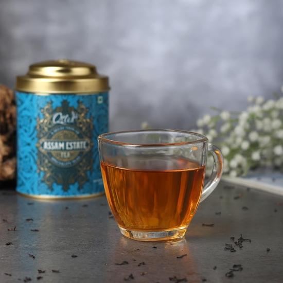 Otler Premium Herbata Czarna Assam | Świeże Liście Chai Patti -200g | Mocna, Słodowa i Aromatyczna | Autentyczna Herbata z Indyjskich Plantacji (200 gramów (100g x 2))