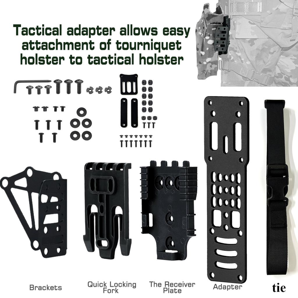 Tourniquet-Halter für PistolenholsterTourniquet-Halter Montageadapter für Qls Taktische Ausrüstungszubehör mit Gürtelbefestigung