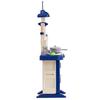 Kitchen Playset Kids Pretend Cooking Play Toy 48 Piece Accessories Blue
