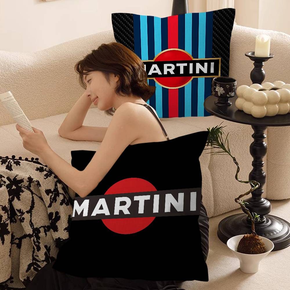 Fine Glasses Unisex M-Martini Racing Logo Personalized Picture Text Home Decorative Pillows Household Gifts 45X45cm
