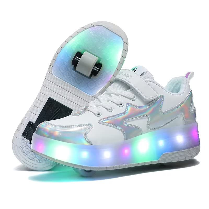 

Roller Glowing Luminous Kids Roller USB Kids Kids 2 34 [amandpm] Shoes, LED, Children s, Shoes, Shoes, Boys, Girls, Shoes, Skates, Rechargeable, белый