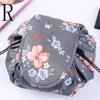 Portable Women Drawstring Cosmetic Bag Organizer Large Capacity Fashion Travel Toiletry Make Up Bag