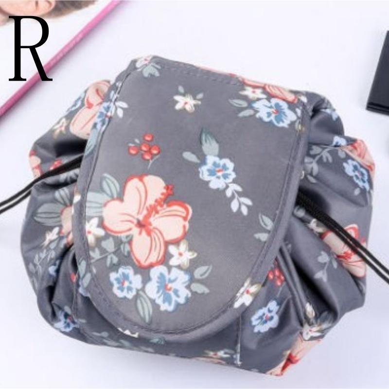 Portable Women Drawstring Cosmetic Bag Organizer Large Capacity Fashion Travel Toiletry Make Up Bag