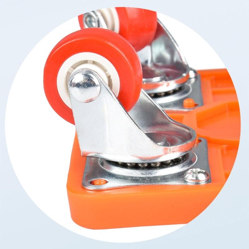 Professional Furniture Transport Wheel Metal Casters multifunction Furniture Moving Wheel Simple Installs for Frequent Use