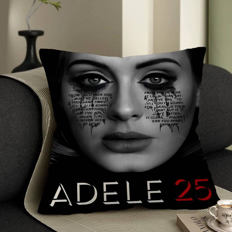 

Singer A-Adele Cushion Cover Polyester Sofa Cushions Decorative Throw Pillows Home Decoration Pillowcover 12x12Inch