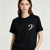 Bass Clef (Vintage Gray Left) Bassist Bass Player Tshirt Music Lovers Custom Printed Unisexs Tshirt Unisex Summer Soft Tops