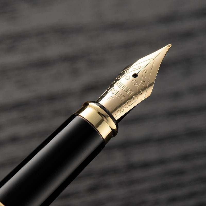 High-end Corporate Meeting Gift Office Stationery Signature Fine Nib Ink Absorption Metal Business Fountain Pen