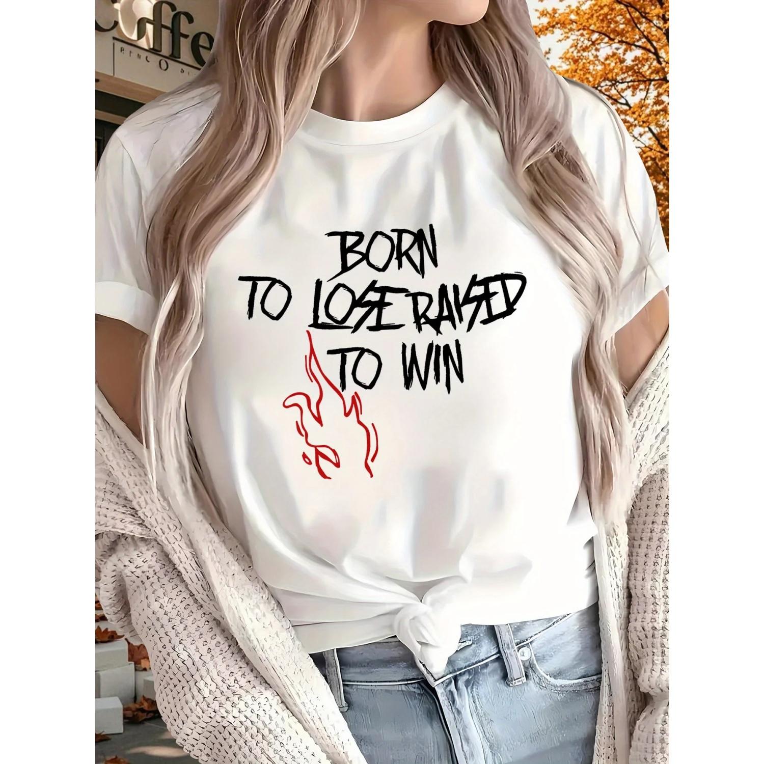 

New WomenS Printed T-shirt, Short Sleeves Four Seasons Can Be Worn for Outdoor Home Sports Top Gift XXXXXL білий