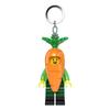IQ Iconic Carrot Mascot Guy Key Light Keychain LED Keychain Light Block Toy Doll Movable Joint Mini Figure