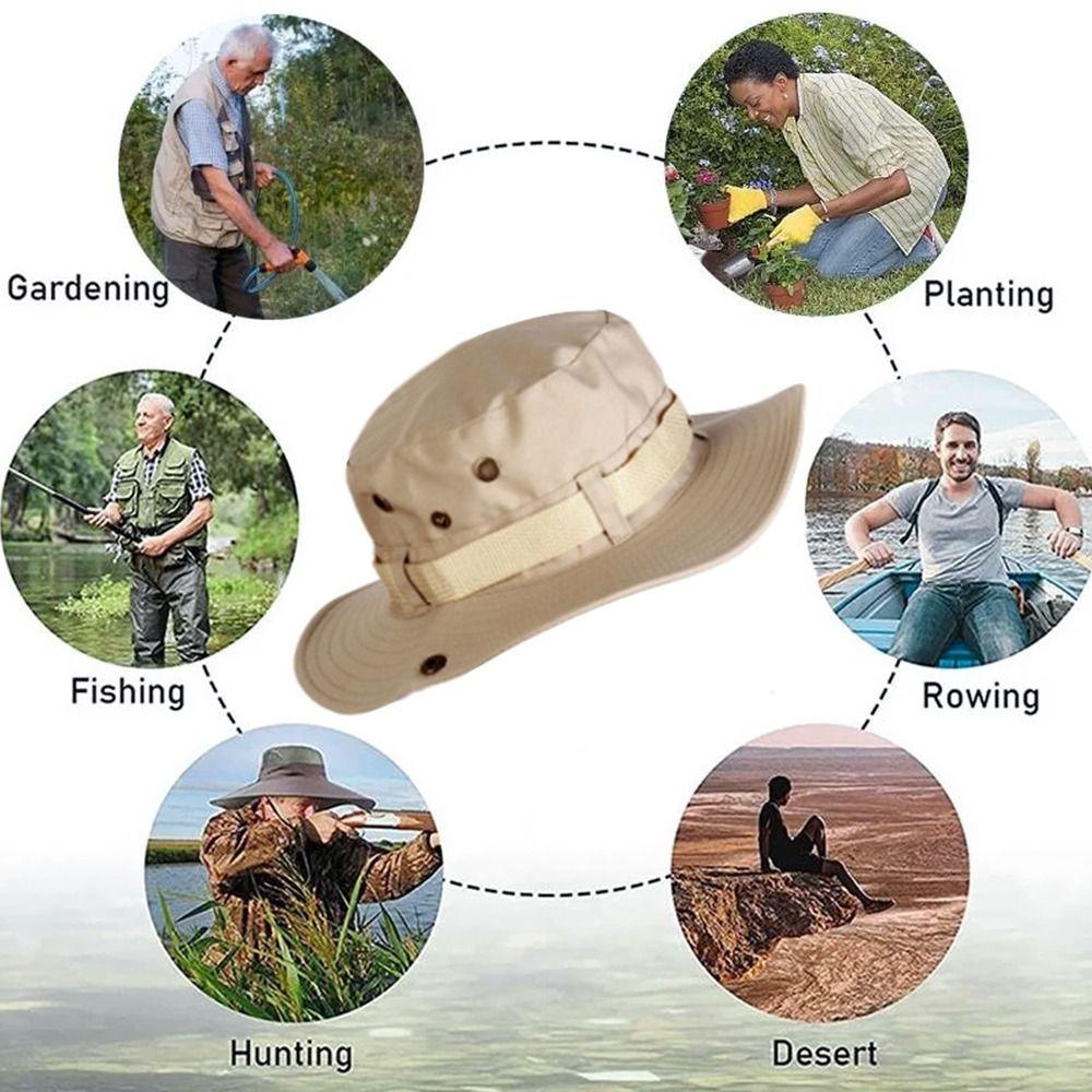 Quick-drying Fishing Cap Anti-UV Sun Hat Summer Bucket Hat  Mountaineering