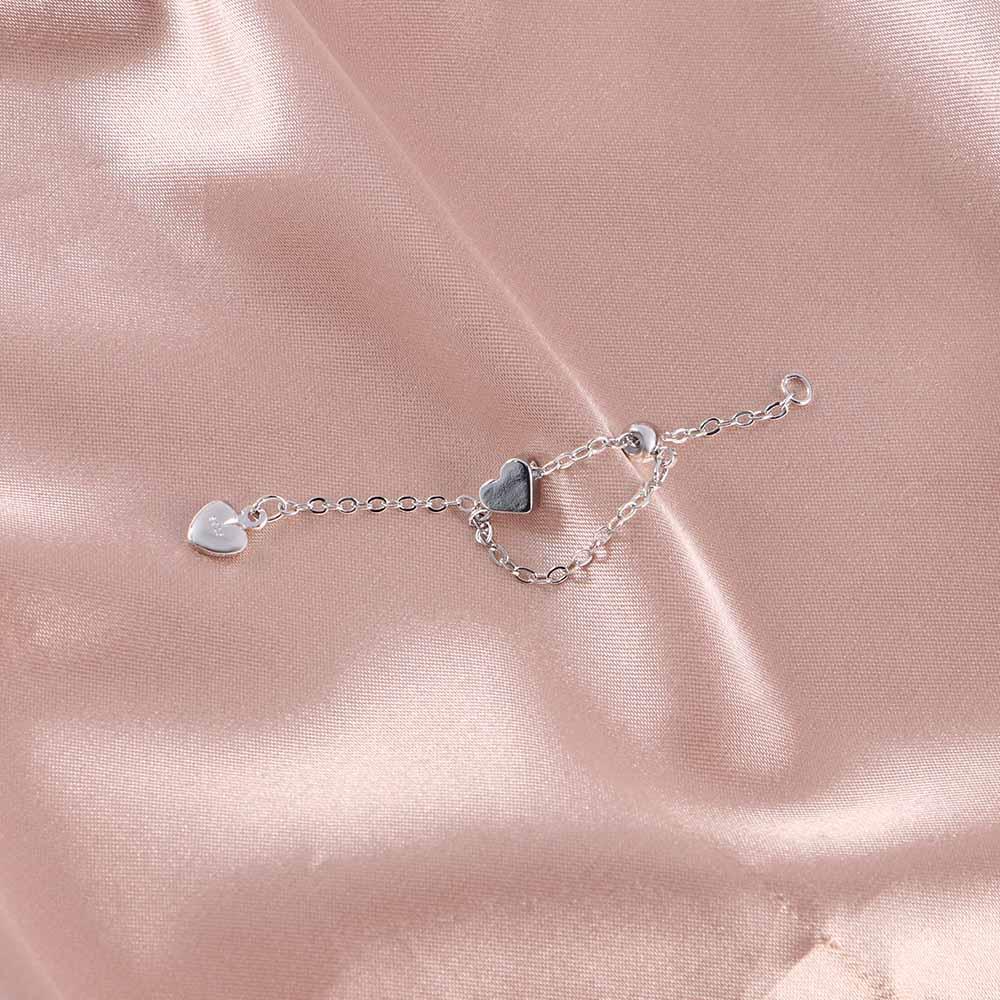 Elegant For Girls Chain Punk Adjustable Heart Finger Jewelry Korean Finger Rings Women Rings