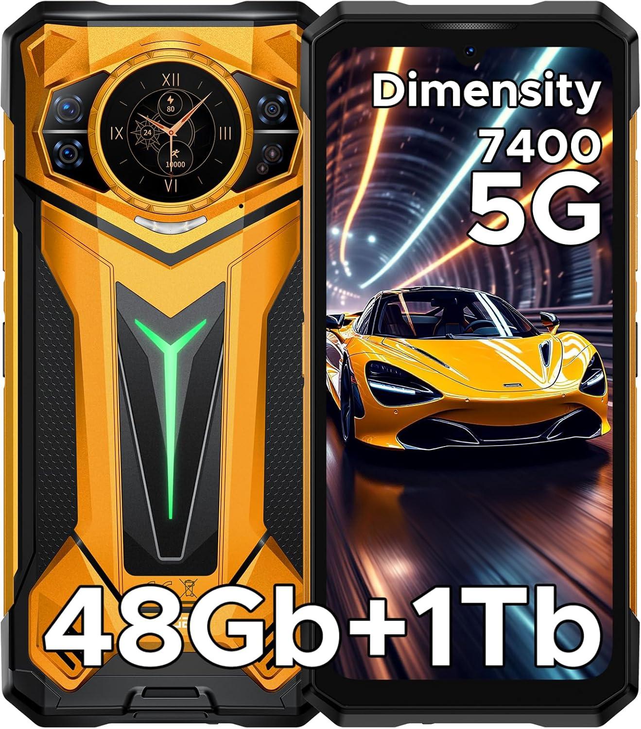 

Мобільний телефон DOOGEE S200 Ultra 5G 48 ГБ+1 ТБ Дисплей 6,72 11000 мАг 100 МП Android 15 жовтий