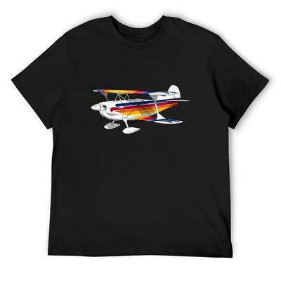 Aviat Eagle Bi-Plane Aerobatic T-Shirt Man Clothes Cotton Man T-shirts Gifts for Boyfriend Anime Stuff Vintage T Shirt Men