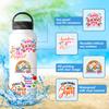 50 PCS Teacher's Day English Stickers - Appreciation Decals for Notebooks, Bottles, Gifts