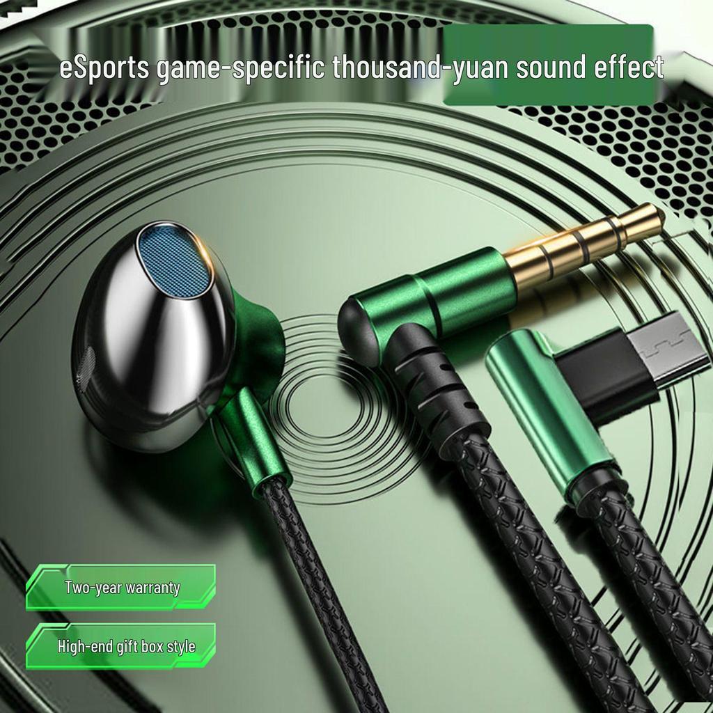 P8 Wired Metal Gaming Headset, Compatible with Apple, OPPO, Huawei Type-C Devices and Universal Computers