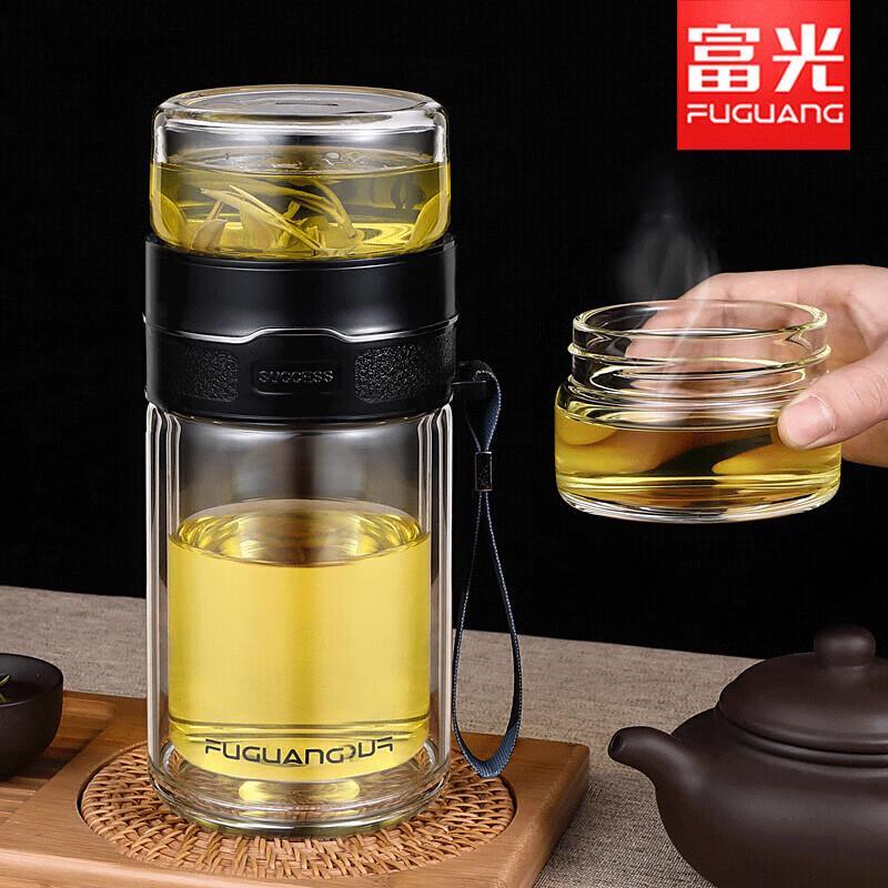 

Стеклянная бутылка FUGUANG с двойными стенками и ситечком для чая