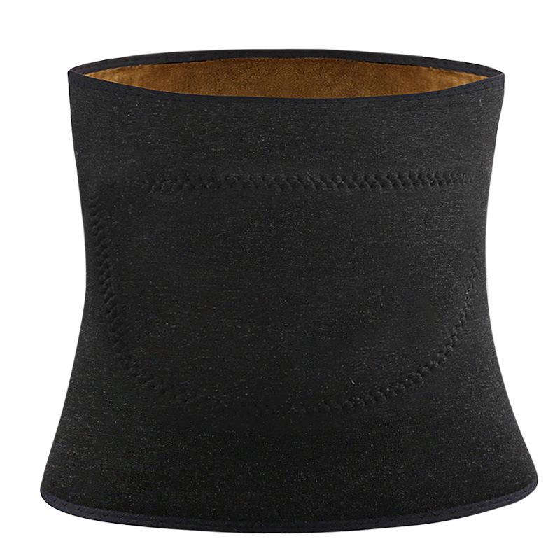 

Полный бархатный обхват живота Двухслойная утолщенная бархатная защита живота для сохранения тепла и защиты талии One size чёрный